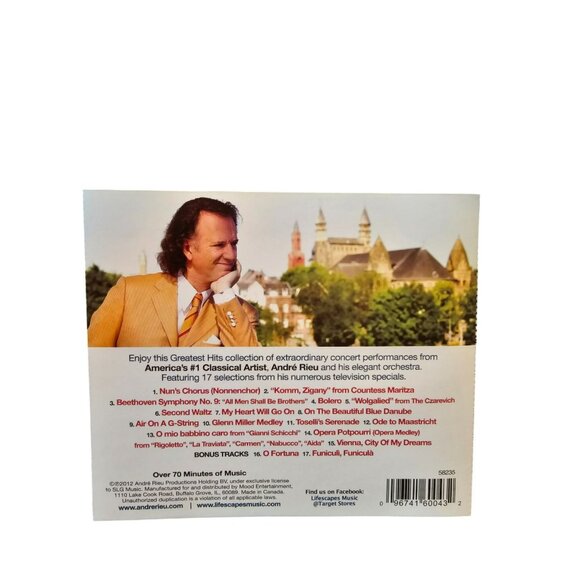 André Rieu Greatest Hits Album CD Classical Music Violins Greatest Hits 37441cd - Picture 3 of 3